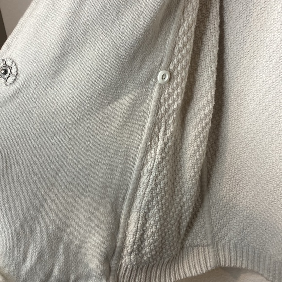 Lululemon Post Practice Women's Heathered Oatmeal Cardigan 2 - Picture 15 of 15